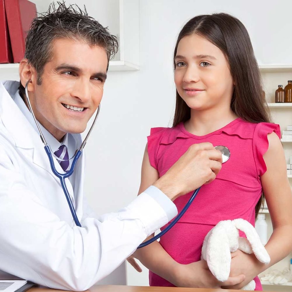 Doctor with child